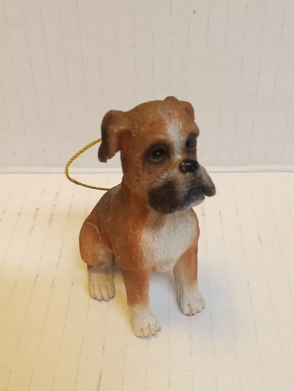 Boxer Dog Ornament Collector's Series Approximately 3